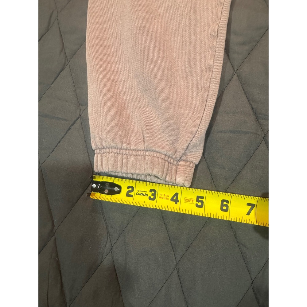 Victorias Secret PINK Fleece Jogger Sweatpants Mauve Pink Small High Rise Pocket - Picture 3 of 9